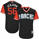 Arizona Diamondbacks #56 Fernando Rodney Benjamin Majestic Black 2017 Players Weekend Jersey JiaSu,baseball caps,new era cap wholesale,wholesale hats