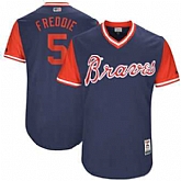 Atlanta Braves #5 Freddie Freeman Freddie Majestic Navy 2017 Players Weekend Jersey JiaSu,baseball caps,new era cap wholesale,wholesale hats