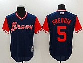 Atlanta Braves #5 Freddie Freeman Freddie Majestic Navy Players Weekend Mlb Jerseys,baseball caps,new era cap wholesale,wholesale hats