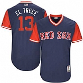 Boston Red Sox #13 Hanley Ramirez El Trece Majestic Navy 2017 Players Weekend Jersey JiaSu,baseball caps,new era cap wholesale,wholesale hats