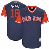 Boston Red Sox #16 Andrew Benintendi Benny Majestic Navy 2017 Players Weekend Jersey JiaSu,baseball caps,new era cap wholesale,wholesale hats