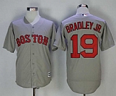 Boston Red Sox #19 Jackie Bradley Jr. Gray Cool Base Stitched MLB Jerseys,baseball caps,new era cap wholesale,wholesale hats