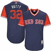 Boston Red Sox #32 Josh Rutledge Rutty Majestic Navy 2017 Players Weekend Jersey JiaSu,baseball caps,new era cap wholesale,wholesale hats