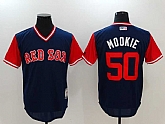 Boston Red Sox #50 Mookie Betts Mookie Majestic Navy Players Weekend Mlb Jerseys,baseball caps,new era cap wholesale,wholesale hats