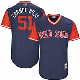 Boston Red Sox #51 Blaine Boyer Grande Rojo Majestic Navy 2017 Players Weekend Jersey JiaSu,baseball caps,new era cap wholesale,wholesale hats