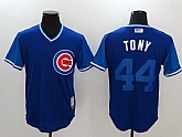 Chicago Cubs #44 Anthony Rizzo Tony Navy Majestic Players Weekend Mlb Jerseys,baseball caps,new era cap wholesale,wholesale hats