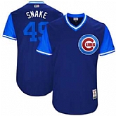 Chicago Cubs #49 Jake Arrieta Snake Majestic Royal 2017 Players Weekend Jersey JiaSu,baseball caps,new era cap wholesale,wholesale hats
