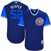 Chicago Cubs #52 Justin Grimm Reaper Majestic Royal 2017 Players Weekend Jersey JiaSu,baseball caps,new era cap wholesale,wholesale hats