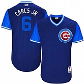 Chicago Cubs #6 Carl Edwards Jr. Carl's Jr. Majestic Royal 2017 Players Weekend Jersey JiaSu,baseball caps,new era cap wholesale,wholesale hats
