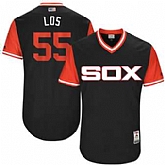 Chicago White Sox #55 Carlos Rodon Los Majestic Black 2017 Players Weekend Jersey JiaSu,baseball caps,new era cap wholesale,wholesale hats