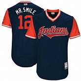 Cleveland Indians #12 Francisco Lindor Mr. Smile Majestic Navy 2017 Players Weekend Jersey JiaSu,baseball caps,new era cap wholesale,wholesale hats