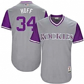 Colorado Rockies #34 Jeff Hoffman Hoff Majestic Gray 2017 Players Weekend Jersey JiaSu,baseball caps,new era cap wholesale,wholesale hats