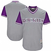 Colorado Rockies Majestic Gray 2017 Players Weekend Jersey JiaSu,baseball caps,new era cap wholesale,wholesale hats