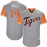 Detroit Tigers #14 Alex Presley Pres Majestic Gray 2017 Players Weekend Jersey JiaSu,baseball caps,new era cap wholesale,wholesale hats