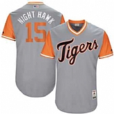 Detroit Tigers #15 Mikie Mahtook Night Hawk Majestic Gray 2017 Players Weekend Jersey JiaSu,baseball caps,new era cap wholesale,wholesale hats