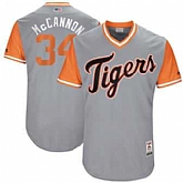 Detroit Tigers #34 James McCann McCannon Majestic Gray 2017 Players Weekend Jersey JiaSu,baseball caps,new era cap wholesale,wholesale hats