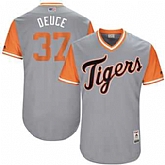 Detroit Tigers #37 Jim Adduci Deuce Majestic Gray 2017 Players Weekend Jersey JiaSu,baseball caps,new era cap wholesale,wholesale hats