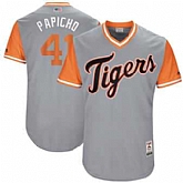 Detroit Tigers #41 Victor Martinez Papicho Majestic Gray 2017 Players Weekend Jersey JiaSu,baseball caps,new era cap wholesale,wholesale hats
