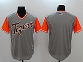 Detroit Tigers Blank Majestic Gray Players Weekend Mlb Jerseys,baseball caps,new era cap wholesale,wholesale hats