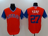 Houston Astros #27 Jose Altuve Tuve Majestic Orange Players Weekend Mlb Jerseys,baseball caps,new era cap wholesale,wholesale hats