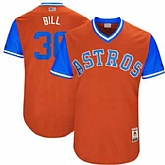 Houston Astros #36 Will Harris Bill Majestic Orange 2017 Players Weekend Jersey JiaSu,baseball caps,new era cap wholesale,wholesale hats