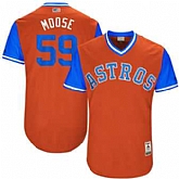 Houston Astros #59 Joe Musgrove Moose Majestic Orange 2017 Players Weekend Jersey JiaSu,baseball caps,new era cap wholesale,wholesale hats