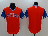 Houston Astros Blank Majestic Orange Players Weekend Mlb Jerseys,baseball caps,new era cap wholesale,wholesale hats