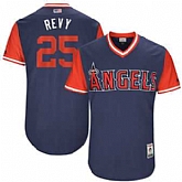 Los Angeles Angels #25 Ben Revere Revy Majestic Navy 2017 Players Weekend Jersey JiaSu,baseball caps,new era cap wholesale,wholesale hats