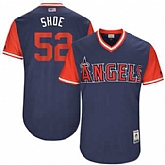 Los Angeles Angels #52 Matt Shoemaker Shoe Majestic Navy 2017 Players Weekend Jersey JiaSu,baseball caps,new era cap wholesale,wholesale hats