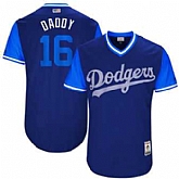 Los Angeles Dodgers #16 Andre Ethier Daddy Majestic Royal 2017 Players Weekend Jersey JiaSu,baseball caps,new era cap wholesale,wholesale hats
