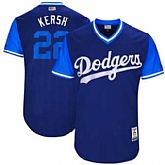 Los Angeles Dodgers #22 Clayton Kershaw Kersh Majestic Navy 2017 Players Weekend Jersey JiaSu,baseball caps,new era cap wholesale,wholesale hats