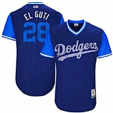 Los Angeles Dodgers #28 Franklin Gutierrez El Guti Majestic Royal 2017 Players Weekend Jersey JiaSu,baseball caps,new era cap wholesale,wholesale hats