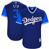 Los Angeles Dodgers #3 Chris Taylor CT3 Majestic Royal 2017 Players Weekend Jersey JiaSu,baseball caps,new era cap wholesale,wholesale hats