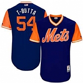 New York Mets #54 T.J. Rivera T-Butta Majestic Royal 2017 Players Weekend Jersey JiaSu,baseball caps,new era cap wholesale,wholesale hats