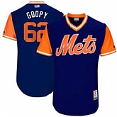 New York Mets #62 Erik Goeddel Goopy Majestic Royal 2017 Players Weekend Jersey JiaSu,baseball caps,new era cap wholesale,wholesale hats