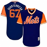 New York Mets #67 Seth Lugo Quarterrican Majestic Royal 2017 Players Weekend Jersey JiaSu,baseball caps,new era cap wholesale,wholesale hats