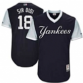New York Yankees #18 Didi Gregorius Sir Didi Majestic Navy 2017 Players Weekend Jersey JiaSu,baseball caps,new era cap wholesale,wholesale hats