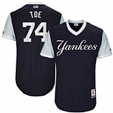 New York Yankees #74 Ronald Torreyes Toe Majestic Navy 2017 Players Weekend Jersey JiaSu,baseball caps,new era cap wholesale,wholesale hats