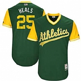 Oakland Athletics #25 Ryon Healy Heals Majestic Green 2017 Players Weekend Jersey JiaSu,baseball caps,new era cap wholesale,wholesale hats