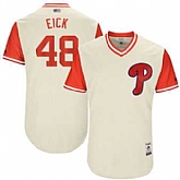 Philadelphia Phillies #48 Jerad Eickhoff Eick Majestic Tan 2017 Players Weekend Jersey JiaSu,baseball caps,new era cap wholesale,wholesale hats