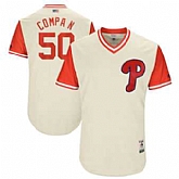 Philadelphia Phillies #50 Hector Neris Compa N Majestic Tan 2017 Players Weekend Jersey JiaSu,baseball caps,new era cap wholesale,wholesale hats