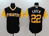 Pittsburgh Pirates #22 Andrew McCutchen Cutch Black Majestic Players Weekend Mlb Jerseys,baseball caps,new era cap wholesale,wholesale hats
