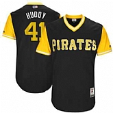 Pittsburgh Pirates #41 Daniel Hudson Huddy Majestic Black 2017 Players Weekend Jersey JiaSu,baseball caps,new era cap wholesale,wholesale hats