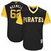 Pittsburgh Pirates #62 Max Moroff Maxwell Majestic Black 2017 Players Weekend Jersey JiaSu,baseball caps,new era cap wholesale,wholesale hats