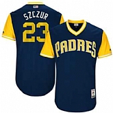 San Diego Padres #23 Matt Szczur Szczur Majestic Navy 2017 Players Weekend Jersey JiaSu,baseball caps,new era cap wholesale,wholesale hats