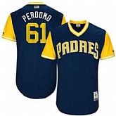 San Diego Padres #61 Luis Perdomo Perdomo Majestic Navy 2017 Players Weekend Jersey JiaSu,baseball caps,new era cap wholesale,wholesale hats