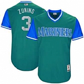 Seattle Mariners #3 Mike Zunino Zunino Majestic Aqua 2017 Players Weekend Jersey JiaSu,baseball caps,new era cap wholesale,wholesale hats
