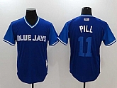 Toronto Blue Jays #11 Kevin Pillar Pill Majestic Royal Players Weekend Mlb Jerseys,baseball caps,new era cap wholesale,wholesale hats