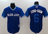 Toronto Blue Jays #6 Marcus Stroman Stro Show Majestic Royal Players Weekend Mlb Jerseys,baseball caps,new era cap wholesale,wholesale hats
