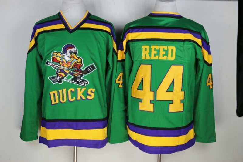 Anaheim Ducks #44 Reed Green-Yellow CCM Throwback Jerseys